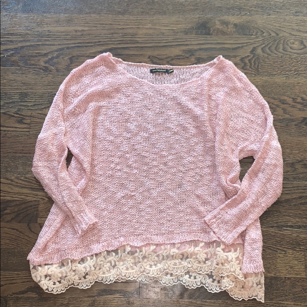 Pink sweater